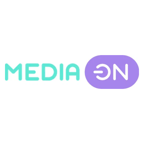 Логотип MEDIA-ON — молодёжная кросс-медийная редакция ТвГТУ